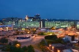 Manchester Airport, England.